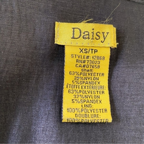 DAISY black dress strapless silky contemporary dark Academia luxury XS - Picture 10 of 16